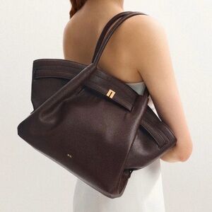 JW PEI Hana Medium Tote Bag - Dark Brown